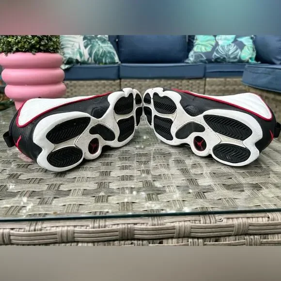 Jordan Jumpman Pro White/Black-Varsity Red – Youth Size 2Y - Picture 5 of 6